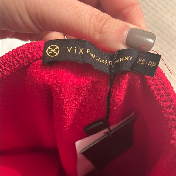 Red Strapless Dress - Picture 4 of 4